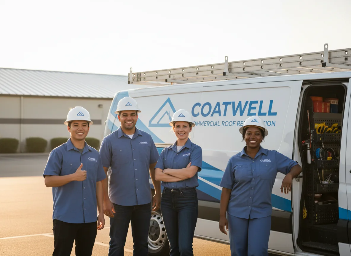 Commercial roof coating company in Sunderland, MD